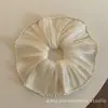 Tejido mercerizado de perla súper hada, coletero de intestino grueso, cuerda para el cabello, temperamento elegante, coleta, moño alto, liga para el cabello de alta calidad