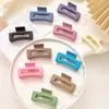 Nuevo Clip para el Cabello Simple de Color Frosted Clip de Cabello de Gama Alta para Mujeres con Cabello Semi-Recogido en la Parte Posterior de la Cabeza Pinza de Tiburón Venta al por Mayor