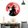 Fanxi nueva serie de luna luminosa de Halloween Bad Woman Halloween pegatinas decorativas de pared Q010