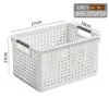 Cesta de Almacenamiento Grande para Desorden Cesta de Almacenamiento de Escritorio para Snacks Caja de Almacenamiento Contenedor de Almacenamiento de Juguetes Cesta de Almacenamiento de Plástico