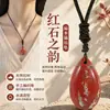 Collar de cristal con colgante de gota plana de cristal rosa natural de comercio transfronterizo entre Europa y Estados Unidos.