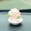 Enfeite de porco para carro comida chinesa, porquinho fofo, decoração criativa para carro, presente para meninas, peça única dropshipping