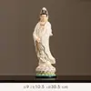 Cerámica Dehua Estatua de Bodhisattva Guanyin de Nanhai Buda Estatua de Estación Guanyin de Nanhai Estilo Igual Adoración en Casa Adornos de la Montaña Putuo