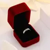 Anillos de Pareja Japoneses y Coreanos, Anillos de Boda con Diamantes Artificiales, Propuesta en Vivo, Anillos Falsos, Accesorios de Boda de Moda para Mujer, Estilo Popular de Moda