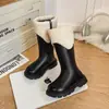 Botas Infantis Botas de Menina Inverno 2026 Novo Estilo Botas Longas Estilo Coreano Estilo Britânico Botas Chelsea Botas de Cano Alto para Menina Pequena