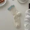 Calcetines para Mujer Estilo Coreano Ins Calcetines de Dibujos Animados Otoño e Invierno Estudiante Lindo Divertido Personalizado Gato Lunares Calcetín