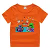 2023 nueva ropa infantil, camiseta de manga corta de verano para niños, camisa de algodón para niños y niñas, camiseta de media manga para bebés, top para niños