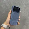 Funda de Teléfono Móvil de Moda Creativa con Patrón de Mezclilla Magnético Adecuada para Apple 17Promax Iphone16 Anticaída 15 Nicho 14