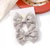 Lazo de tela floral fresca lindo pasador bordado para niños bebé versátil pasador para pelo suelto accesorio para el cabello 3556