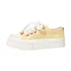 2026 Paleta de Colores Dopamina Zapatos de Lona Cómodos Versátiles con Diseño Elegante, Tenis de Moda de Suela Gruesa, Zapatos de Mujer de Alto Valor Estilo Coreano