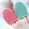 Limpiador de brochas de maquillaje de silicona directo de fábrica limpiador de brochas de belleza limpiador de brochas de rubor limpiador de huevo de brocha en stock al por mayor