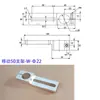 Soporte Deslizante de Aleación de Aluminio Fijación Manual Mecánica para Fijación de Tuberías de Acero con Conexión Universal Bloque Deslizante 40/70/110