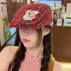 Sombrero de lengua de pato estilo Spice Girl, estilo japonés Y2K, bonito y genial, antiboina para mujer, estilo callejero, estilo retro, con cara pequeña