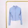 En StockChaqueta Corta LD Define Ajustada Ropa de Yoga Ropa Exterior para Mujer Cintura Ceñida Top Deportivo Fitness