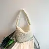 Bolso Grande de Bordado Acolchado para Mujer 2026 Nuevo Bolso de Hombro Cruzado de Moda Casual Bolso Dumpling