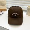 Gorra de Béisbol Nueva 2024 para Niños Verano Letras Cabeza Grande Gorra Wai Casual Combinación Perfecta Mostrar Cara Sombrero Pequeño para el Sol Moderno