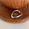 Anillo Geométrico Minimalista en Forma de V para Mujer, Anillo Abierto Simple y Versátil, Anillo de Dedo Índice de Personalidad Nicho a la Moda