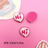 Nuevos accesorios de resina de oso de fresa transparentes funda para teléfono móvil pasador de pelo taza zapatos material DIY de pegamento cremoso venta al por mayor