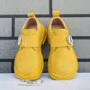 Zapatos de piel para niños, estilo casual deportivo, punta redonda, suela blanda, zapatos de punta ancha, nuevo modelo primavera y otoño 2025, zapatos para niños y niñas, dopamina