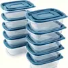 280 Cajas de Almuerzo Desechables Cubiertas de Plástico Pastel de Mil Capas Postre de Yogur Bolas de Taro Recolector de Fruta Caja Pequeña