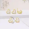 Accesorios de pendientes de gancho de moda con circonita, pendientes de pin de plata 925, pendientes de diadema colgantes, accesorios de pendientes hechos a mano DIY A24B