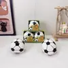 Nueva arena creativa de sacos de arena con alto atractivo estético, divertido saco de arena con forma de balón de fútbol, juguete para aliviar el estrés infantil y artículo decorativo