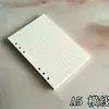 Páginas Internas de Reposição para Caderno de Folhas Soltas, Refil Regular para Caderno de 6 Furos, Páginas Recarregáveis A5/A6, Páginas Internas Pautadas ou em Branco, Pode Ser Impresso com Logo