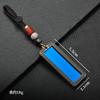 Llavero con matrícula grabado láser TikTok Live Metal Acero inoxidable Colgante para coche Matrícula Antipérdida para hombre
