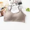 Ropa Interior Antibacteriana de Modal, Hermoso Diseño de Espalda y Pecho, Sujetador con Copas Fijas, Todo en Uno, Sin Aros, Sin Marcas, Anticaída