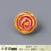 4cm Botão de Chá Adorno de Cabeça Étnico Grampo de Cabelo Flor Artificial para Cabeça DIY Fantasia Antiga Companhia de Bolo Caixa de Presente Flor Decorativa