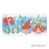 Série Princesa Cartoon Transferência UV DTF Etiqueta Cristal Transparente Adesivo Impermeável para Copo de Água, 1Yc47317