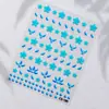 Cyansea Popular Transfronteiriço Estilo Fresco Borboleta Flor Gelatina Unha Decoração Adesivos para Garrafas de Água, Diários, Tablets DIY
