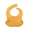 Baberos de Silicona, Baberos para Alimentar Bebés, Baberos Impermeables de Grado Alimenticio para Comer, Baberos Finos para Saliva, Juego de Vajilla Infantil Anti-Suciedad