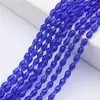 Cuentas Facetadas de Cristal con Agujeros, Cuentas Sueltas de Vidrio Forma de Gota de Agua, Materiales y Accesorios para Pulseras de Joyería DIY, Al Por Mayor en Stock