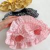 Ins Estilo Coreano Bolsa para Niñas Pantalones de Falda Trasera Verano Niña Pequeña Lazo Pastel Falda Pantalón Corto Ropa Exterior Pantalones de Falda para Niños Versátiles