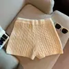 Pantalones de lana gruesa de punto trenzado súper bonitos para mujer de principios de otoño, primavera y otoño, para usar afuera, capa base, petite, pantalones casuales