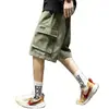 Shorts de trabajo de algodón puro de estilo japonés de moda para hombre, diseño de alta gama para verano, shorts holgados casuales versátiles con bolsillos grandes