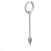 Aretes Cónicos Distintivos Aretes de Clip para Hombre de Moda Aretes Falsos Aretes Callejeros Japoneses Coreanos Joyería BTS