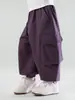 Otoño 2026 Nuevo Estilo Japonés Holgados Pantalones Cargo con Bolsillos Grandes para Niños Pantalones Casuales Elegantes para Niños de Primavera y Otoño