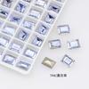 Dongzhou Crystal 8*6mm Pequeños Diamantes de Imitación para Uñas Hielo Azucarado Súper Brillantes Diamantes de Imitación de Vidrio K9 Decoraciones de Uñas Coloridas Diamantes de Imitación con Punta Inferior Venta al por Mayor