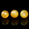 Jingde Jewelry Cristal de Quartzo Rutilado Dourado Gelo Transparente Natural Contas Soltas Acessórios para Joias DIY Contas para Pulseira Produtos Semi-Acabados