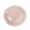 Raíz de Loto Rosa Plato de Papel Redondo Cita en Pareja Fiesta de Cumpleaños Plato Desechable para Fiesta Decoración Suministro Transfronterizo