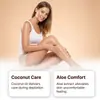 Creme Depilatório Hidratante de Coco, Refrescante, Macio, Suave e Delicado, Limpa a Pele do Corpo, Remove Suavemente os Pelos, Conveniente para Uso Diário