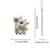 Juguete de Navidad Popular Animal del Zodiaco Transfronterizo Decoración Regalo para Niños Bolsa Acrílica Llavero