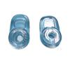 Funda de silicona Bluetooth de silicona de alta transparencia tapa para el oído de cristal líquido (adecuado para cabeza de bocina de 10-11.5 mm)