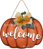 Letrero decorativo de Acción de Gracias, decoración dulce de otoño de cosecha de otoño, placa de nombre colgante con forma de calabaza