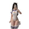 Traje sexy lingerie sexy uniforme provocante paixão roupas de entrepernas abertas tentação sexual feminina maiô macacão Biblioteca morta
