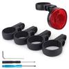 Adaptação de bicicleta Airtag posicionamento anti-roubo luz traseira bicicleta de estrada mountain bike tubo do assento luz traseira reflexiva luz lateral reflexiva