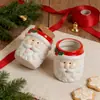 Tarro Sellado Cerámico de Papá Noel Europeo Tarro Transfronterizo de Cerámica para Almacenar Hojas de Tabaco Tarro Escondite