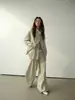 Calça Larga Casual Estruturada Plissada Solta Feminina Neihe 2026 Novo Estilo Emagrecedora 258099
